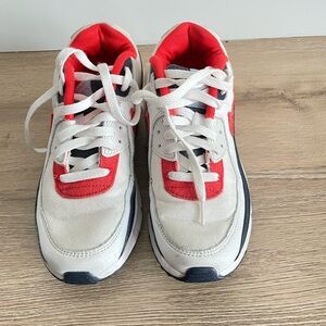 Kids Red and White Sneakers